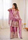 KF 2113 Kalaai Chartin Embroidery Plazzo Suits
